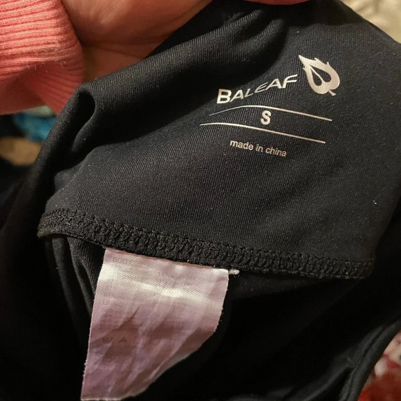 BALEAF BLACK SIDE POCKET BIKE SHORTS - Picture 3 of 3